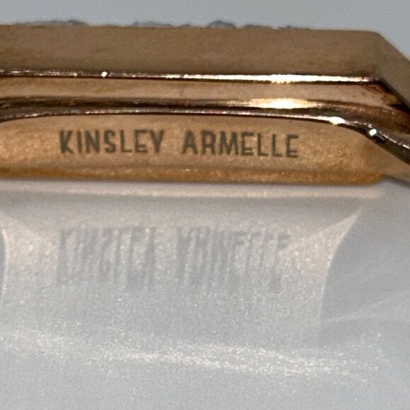 Druzy Quartz Cuff Bracelet Rose Gold-tone by Kinsley Armelle - Picture 6 of 12